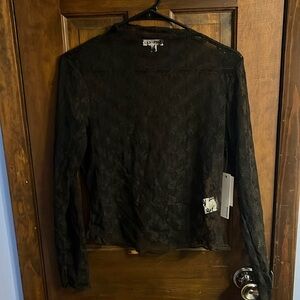 Brand new Lily Star floral mesh long sleeve